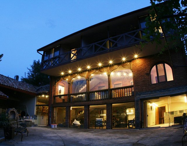 Hotel "Savaneti" in Ikalto, Georgia.