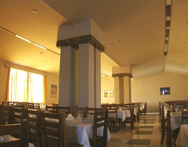 Restaurant in Dusheti, Georgia.